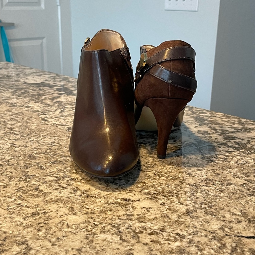 Brown ankle boots
